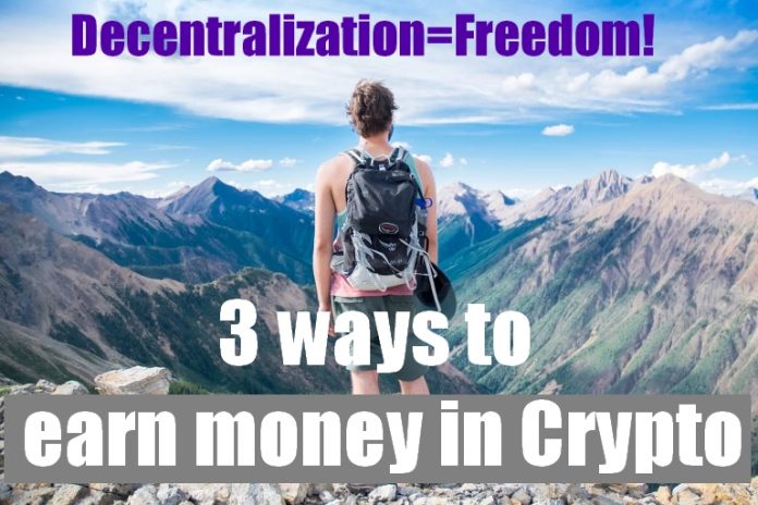 here is how to earn money in crypto