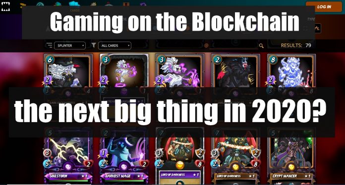 The next big thing in 2020 crypto gaming on the blockchain